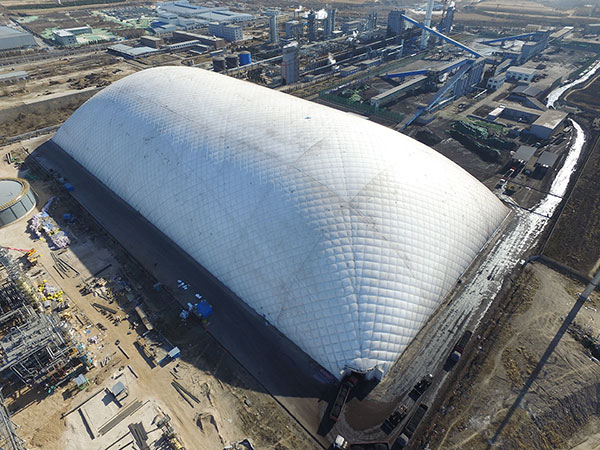 茶樓遮陽膜結構